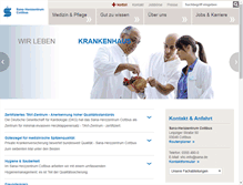 Tablet Screenshot of hz-cottbus.de